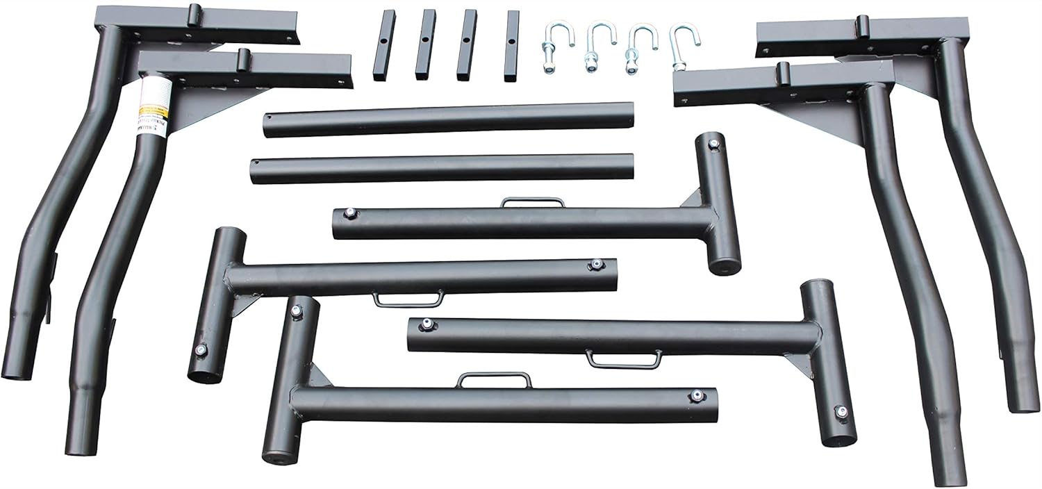 MAXXHAUL 50241 Adjustable Steel Pick Up Truck Ladder Utility Racks-Pair