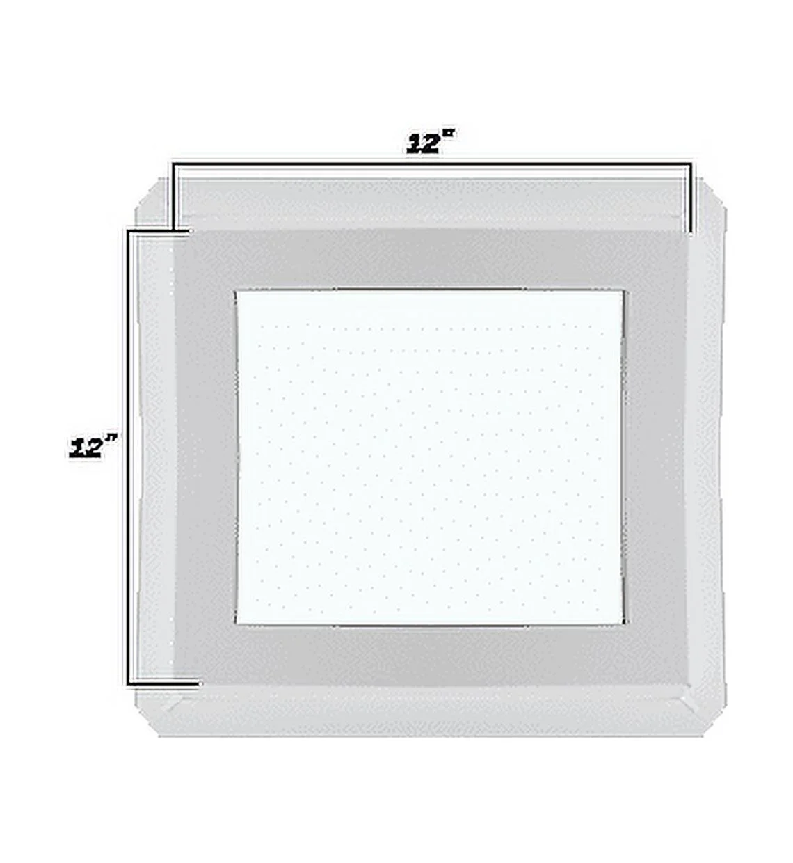 Shed Windows and More 12" x 12" Double Pane Window Non-Opening Window Tempered Low-E Glass White Vinyl Frame