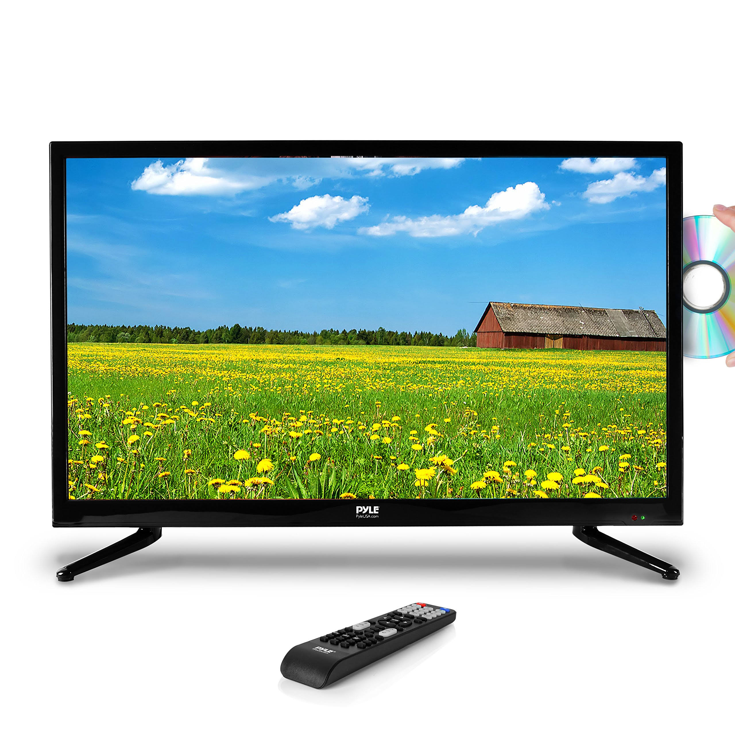 Pyle PTVDLED40.5 - 40 HD LED TV - 1080p HDTV with Built-in CD/DVD Player