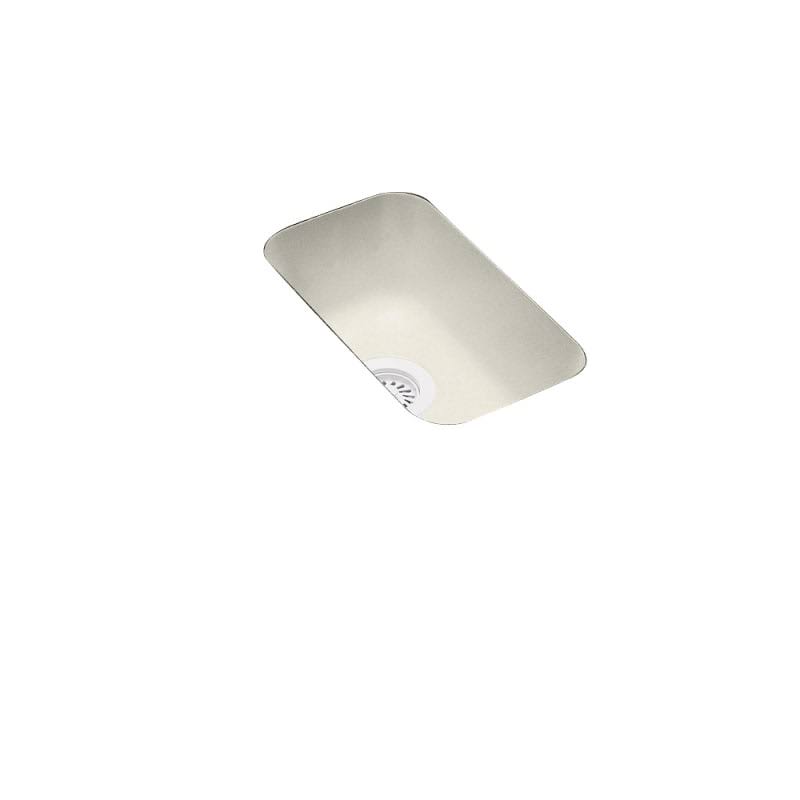 Swan US01711SB.121 Solid Surface 11x22 x 17.75x22 Undermount Kitchen Sink Finish: Glacier
