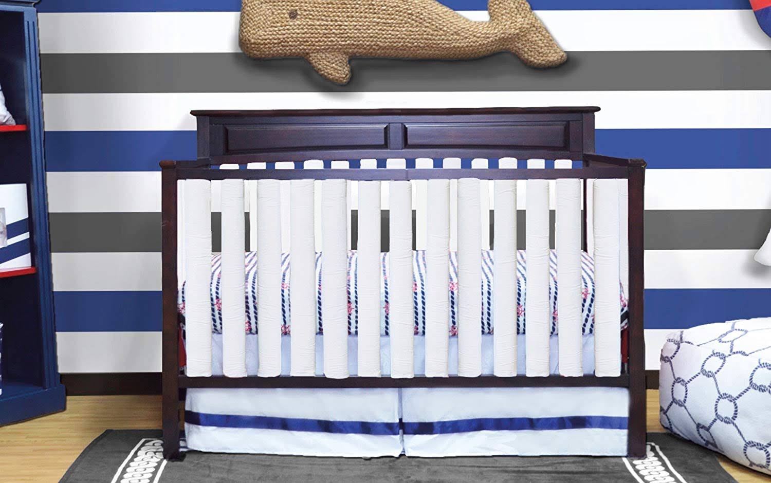 Go Mama Go Designs 24-Pack Pure Safety Vertical Crib Liners in True White