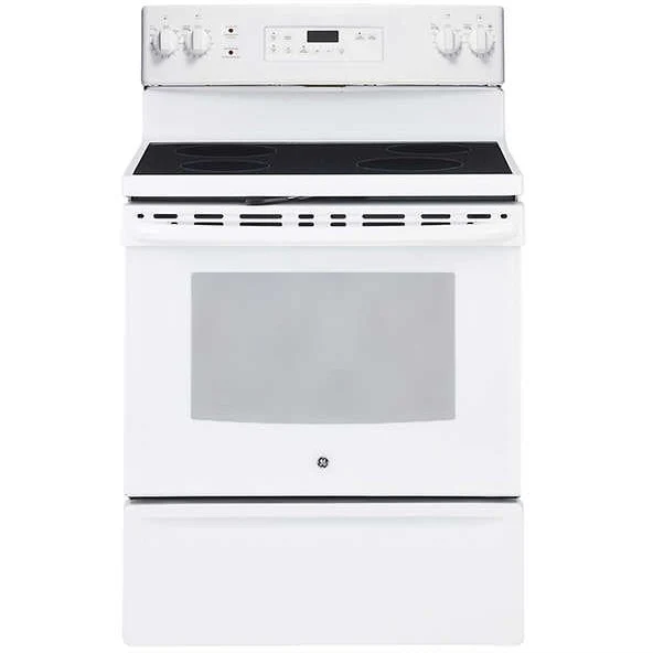 GE 30 in. 5.0 cu. ft. Electric Freestanding Range -  JCB630DKWW