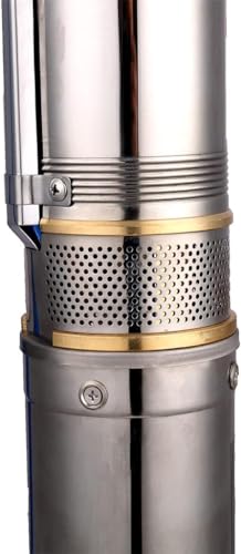 ZYIY SDM Submersible Pump Stainless Steel Outlet Pipe Deep Well Water Pump for Farm Irrigation, Home