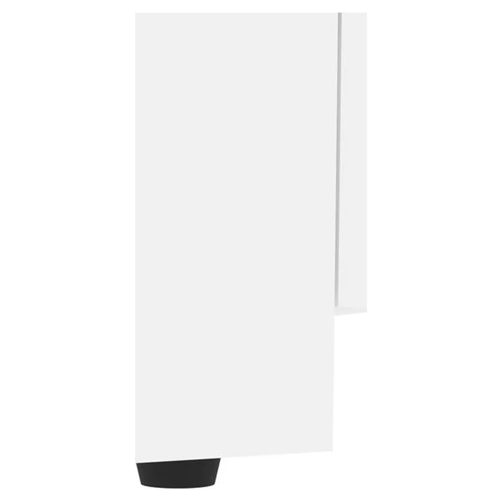 Bestar Orion 61" Full Murphy Bed in White and Walnut Gray