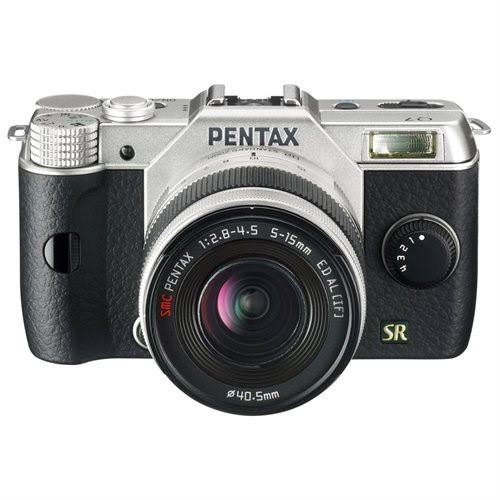 Pentax Q7 - Digital camera - mirrorless - 12.4 MP - 1080p - 3x optical zoom 5-15mm lens - silver