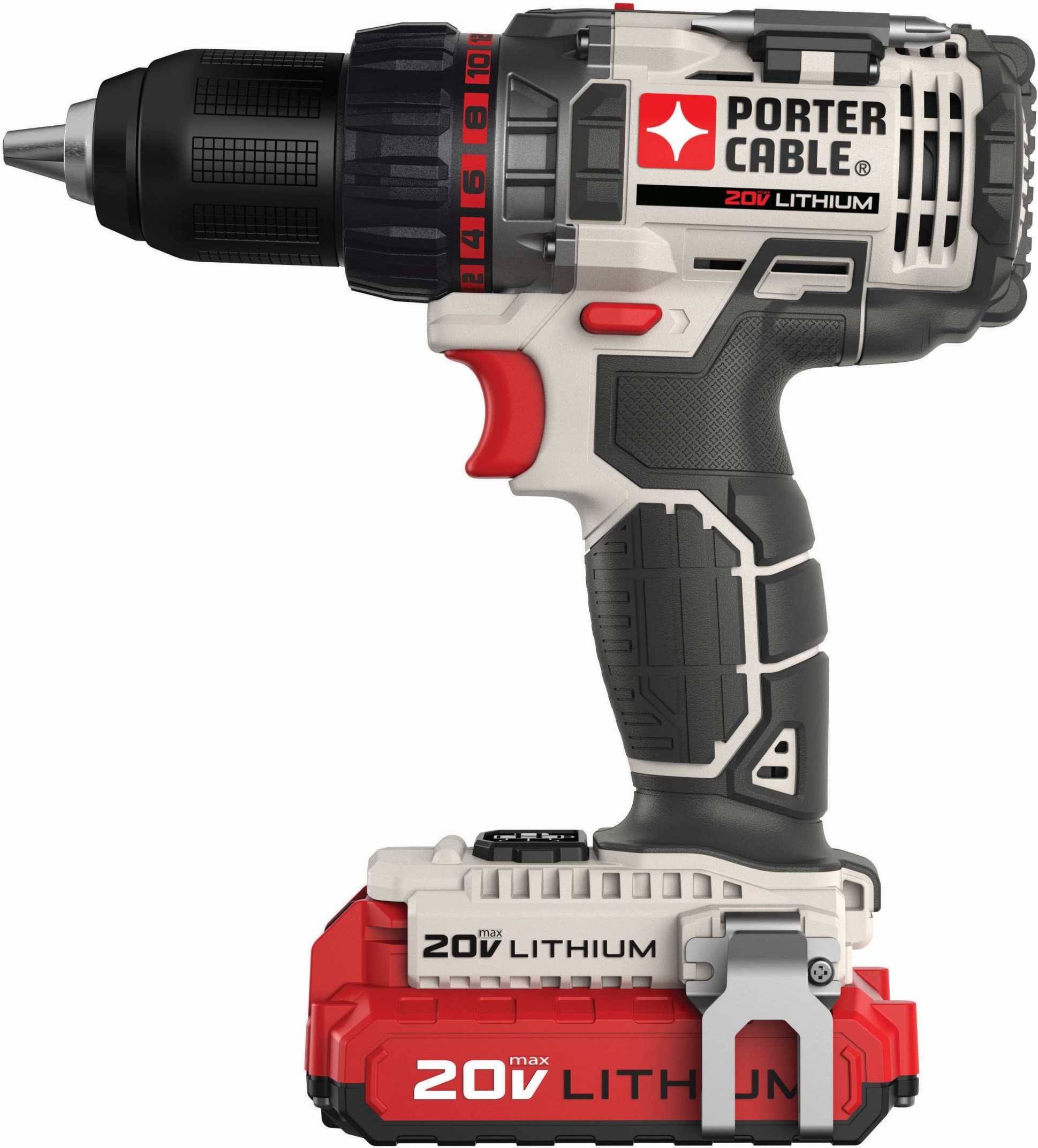 Porter-Cable 20-Volt Max* 1 and 2x22 Cordless Drill and Driver Kit PORPCC