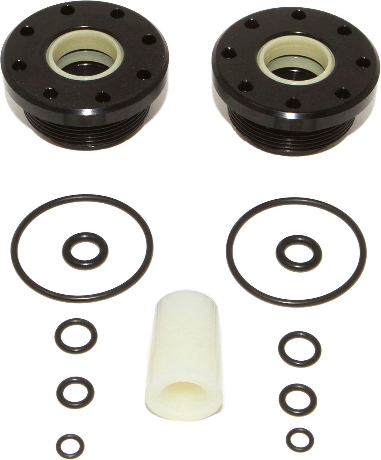 SEI Marine Products Front Mount Cylinder Seal Kit with Replacement Shaft Compatible with OE# HS5157 - HS5167