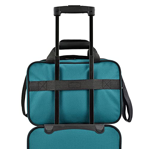 U.S. Traveler Rio Lightweight Carry-On Suitcase 20" Softside Expandable Design, Durable, Business and Travel, Camouflage, Set