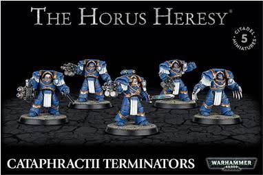 Warhammer 40K The Horus Heresy Cataphractii Terminators