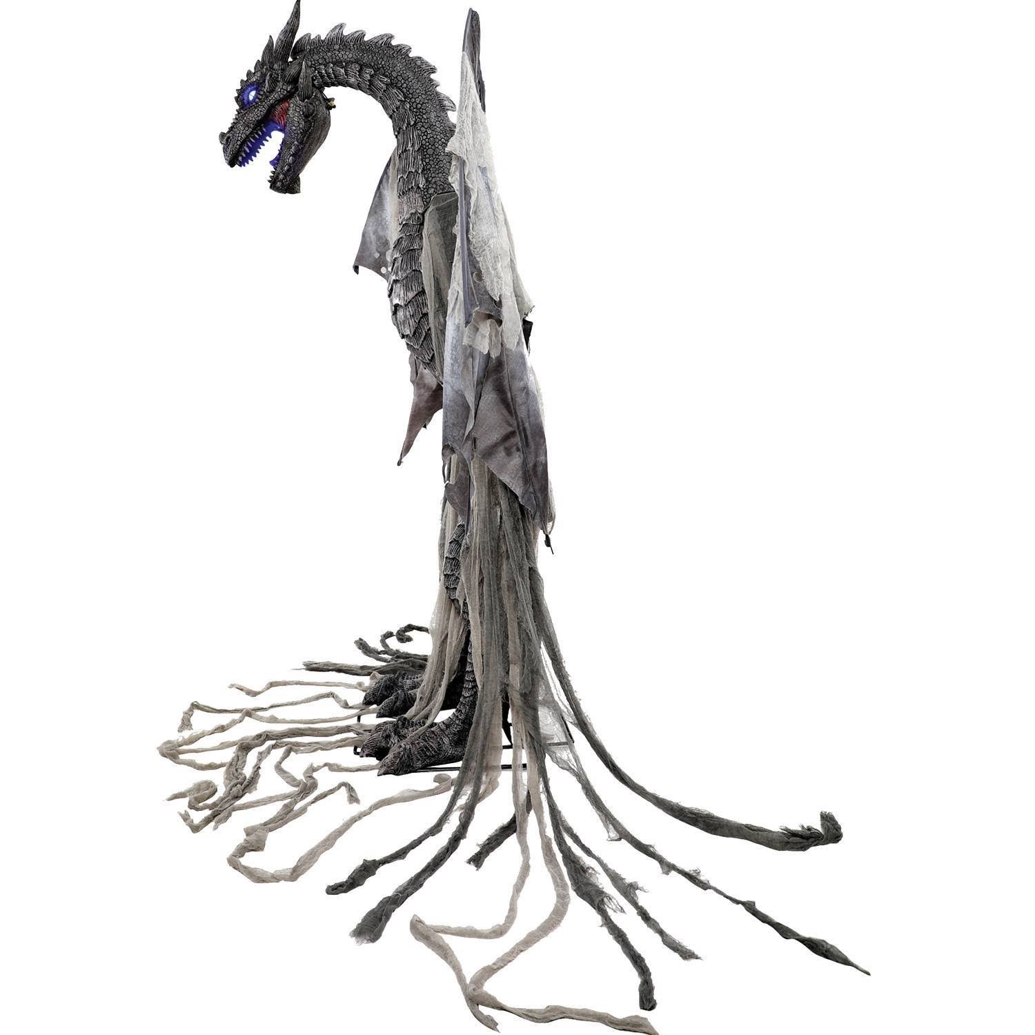 7 ft Winter Dragon Animated Prop