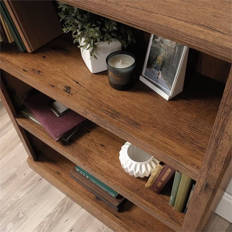 Sauder Miscellaneous Storage 3-Shelf Bookcase, Vintage Oak Finish