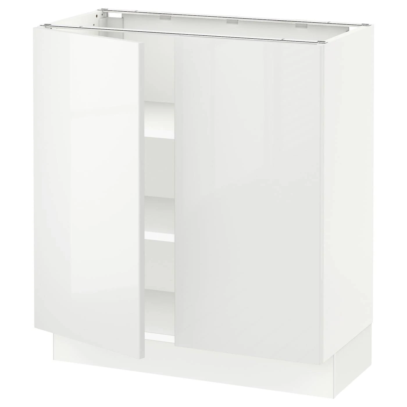 IKEA - SEKTION Base Cabinet with shelves/2 Doors, white/Ringhult White, 30x15x30 09376678