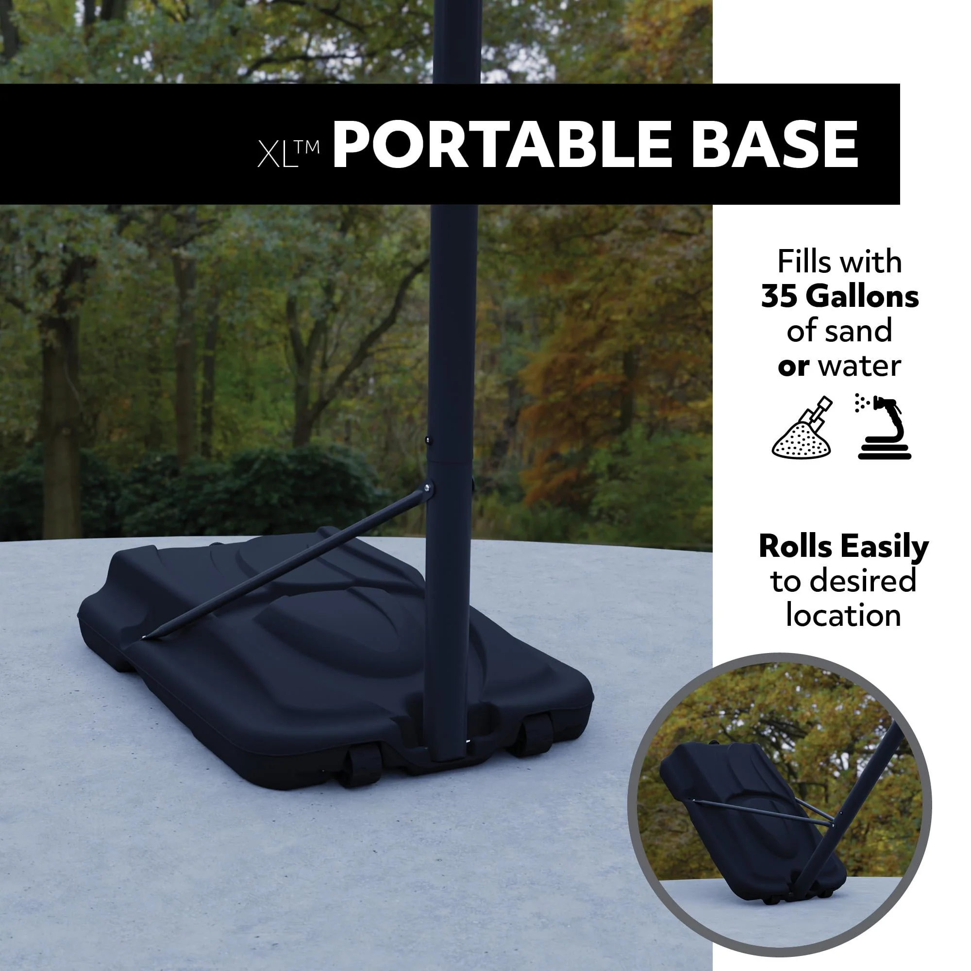 Lifetime Adjustable Portable Basketball Hoop (54-Inch Acrylic) - 71522