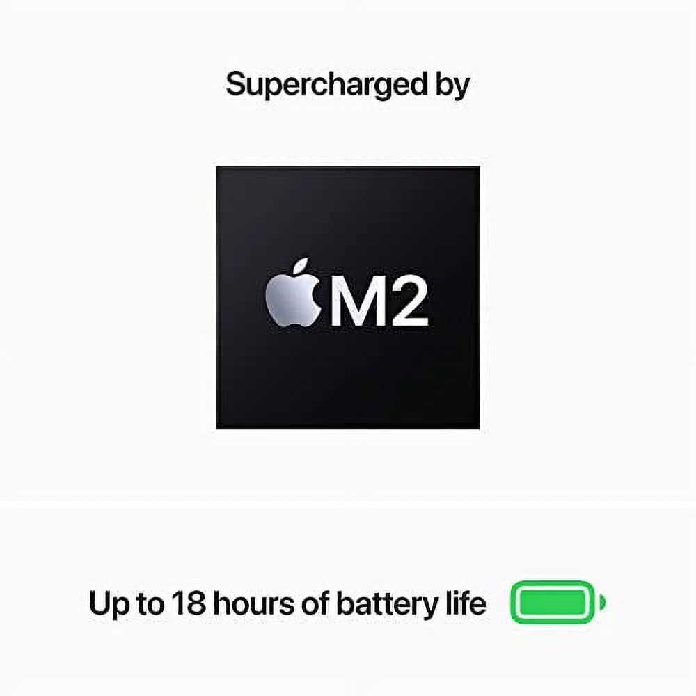 2022 Apple MacBook Air Laptop with M2 chip: 13.6-inch Liquid Retina Display, 8GB RAM, 512GB SSD Storage, Starlight