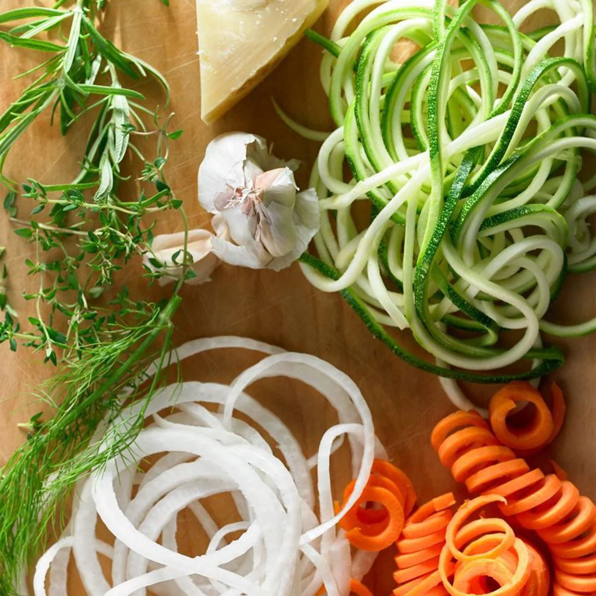 KitchenAid Spiralizer Attachment + Angel Hair & Thin Slice Blade Spiralizer Accessories
