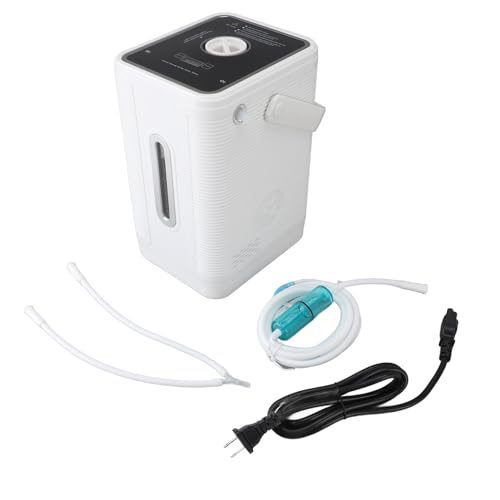 Hydrogen Machine, 120W Hydrogen Water Machine Portable Hydrogen Water Inhalation Machine Stable Performance Hydrogen Water Ionizer Water Electrolysis Ionizer for Home Travel