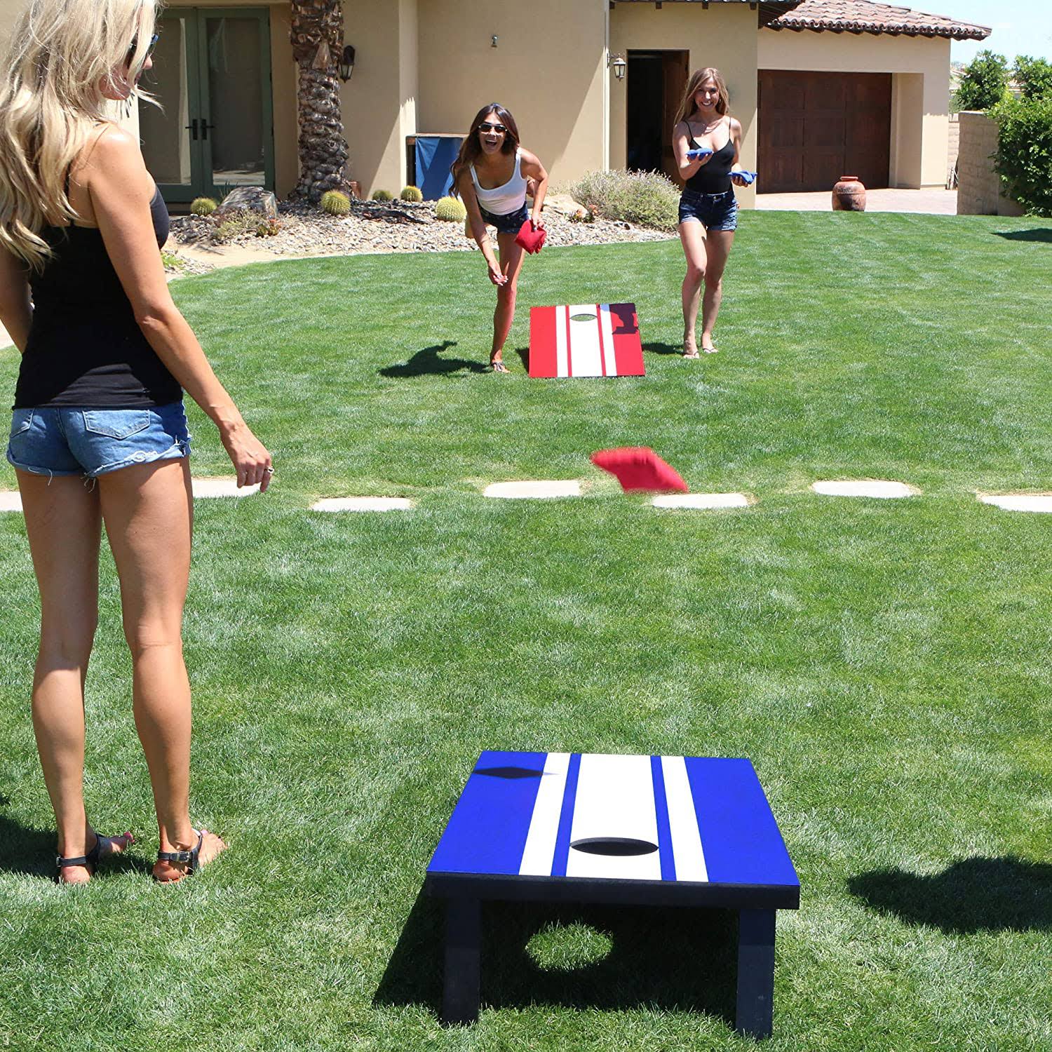 Gosports Classic Regulation Size Cornhole Set Includes 8 Bags Carry Case Rules