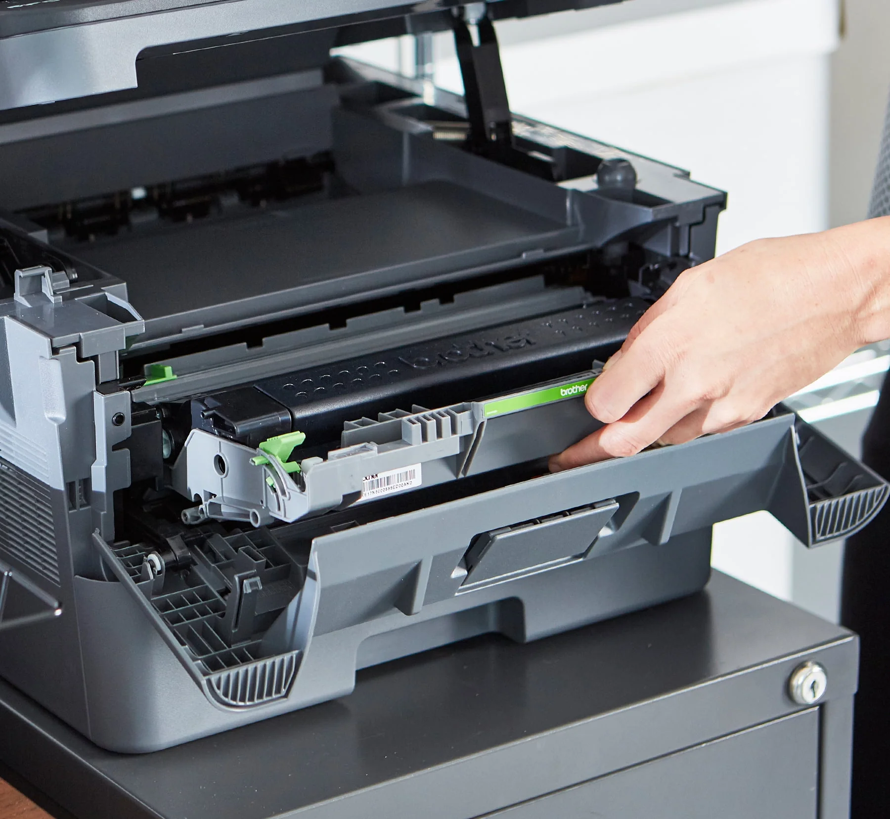 Brother MFC-L2690DW Monochrome Laser All-in-One Printer, Duplex Printing, Wireless Connectivity