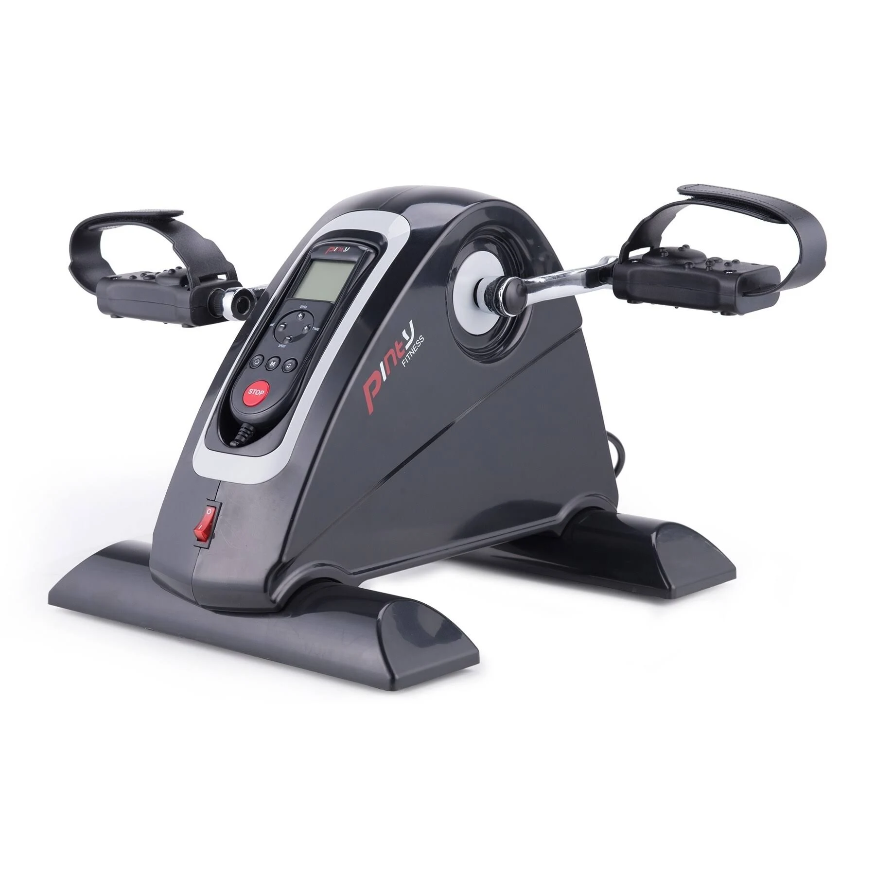 Pedal Exerciser Portable Mini Exercise Cycle with LED Display (Black)