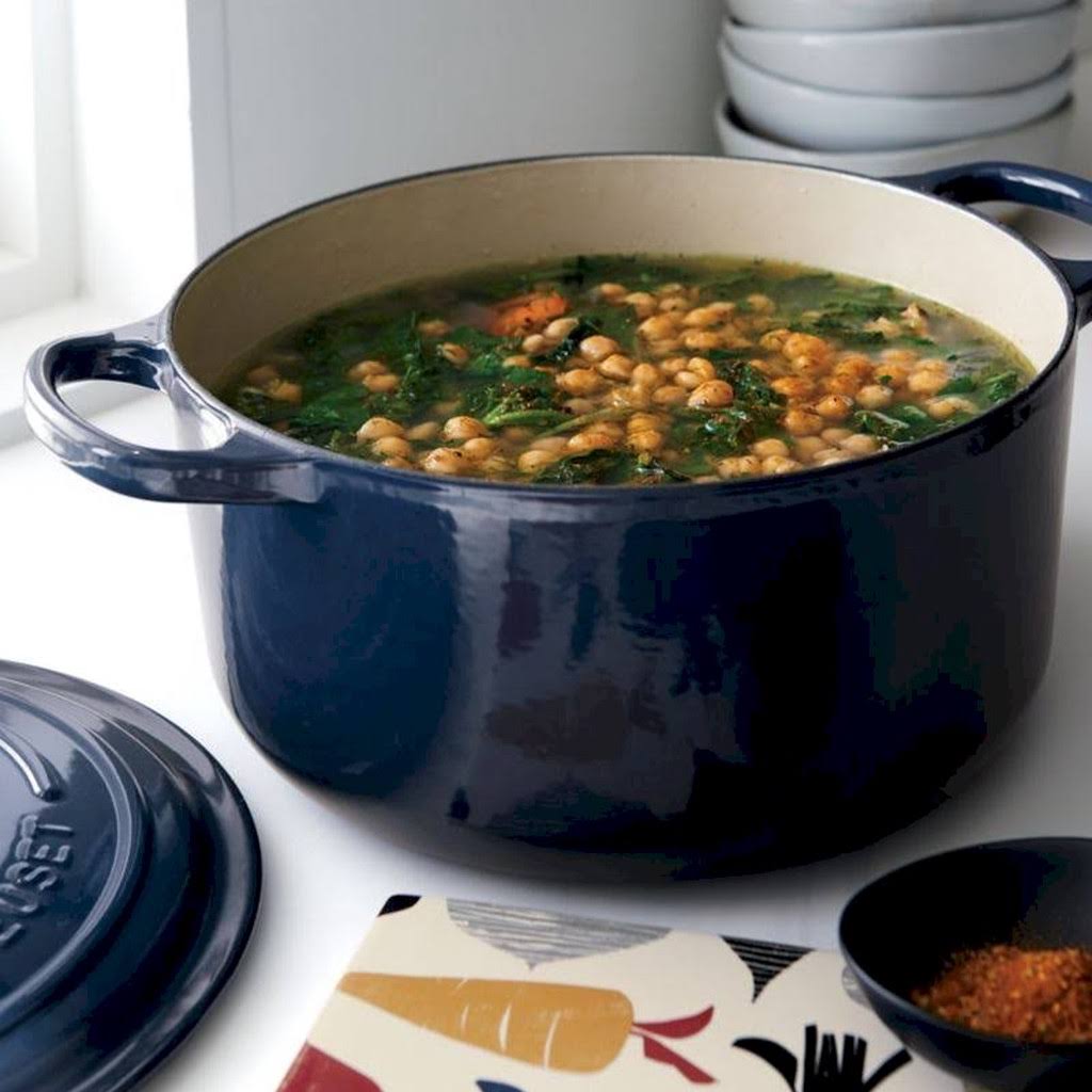 Le Creuset Signature 5.5 qt. Round Ink Dutch Oven with Lid