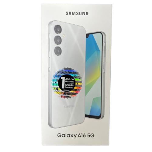 Samsung Galaxy A16 5G Dual SIM (128GB, 2025) 6.7" 90Hz AMOLED, Water Resistant, 8Core, 50MP Camera (Factory Unlocked International Model for GSM, Global) A166M/DS (25W Fast Charger Bundle, Gray)