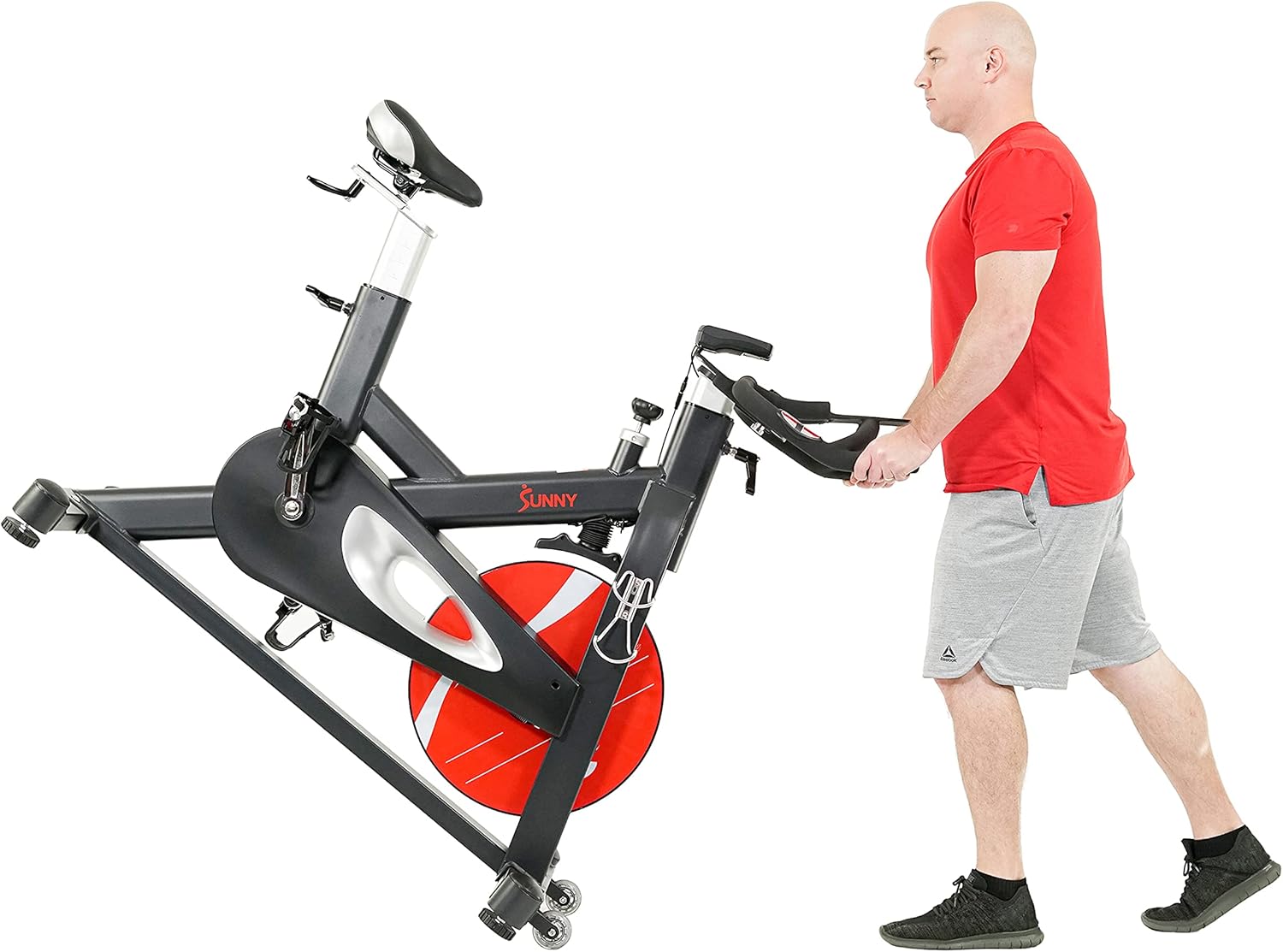 Sunny Health & Fitness Evolution Pro II Magnetic Indoor Cycle Exercise Bike with Device Mount and Performance Display -SF-B1986