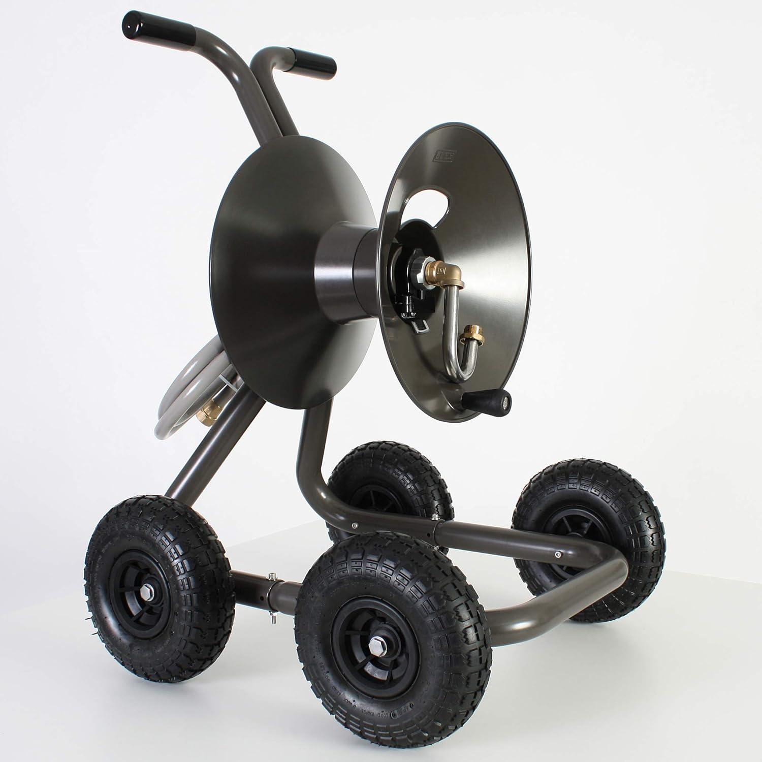 ELEY Quad Wheel Kit - Hose Reel Cart Wheel Kit for a Heavy-Duty ELEY Hose Reel, Great Additional 2 Wheel Kit for your ELEY Home Gardening Accessories and Supplies