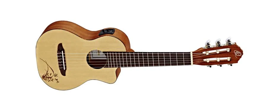 Ortega Guitars Rgl5e Guitarlele Series 1/8 Size Nylon 6-String Guitar