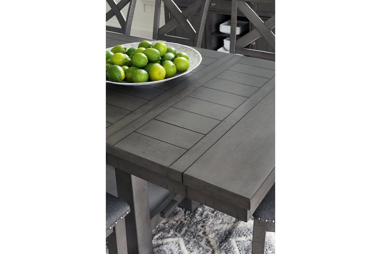 Myshanna Gray Dining Extension Table