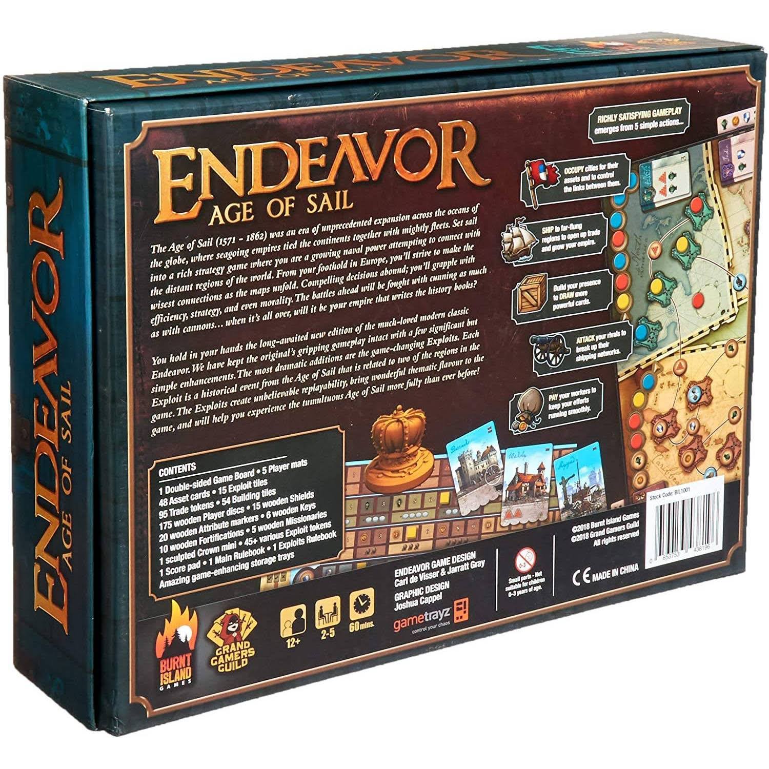 Burnt Island Games BTI1001 Endeavor Age of Sail