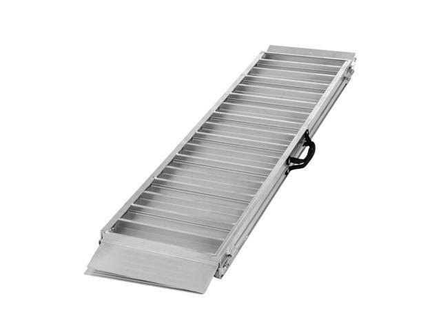 Silver Spring 5’ L Portable Single-Fold Aluminum Wheelchair and Scooter Ramp – 700 lb. Capacity