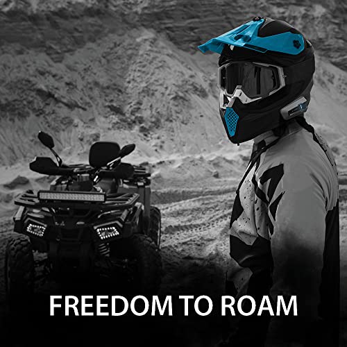 Cardo PACKTALK Edge Motorcycle Bluetooth Communication System Headset Intercom - Single Pack, Black