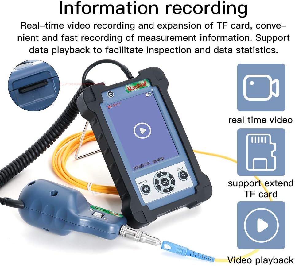 400x Fiber Optic Video Inspection Probe and Display KomShine KIP-600V, Fiber Optic Inspector,Fiber Optic Scope 400 Magnification