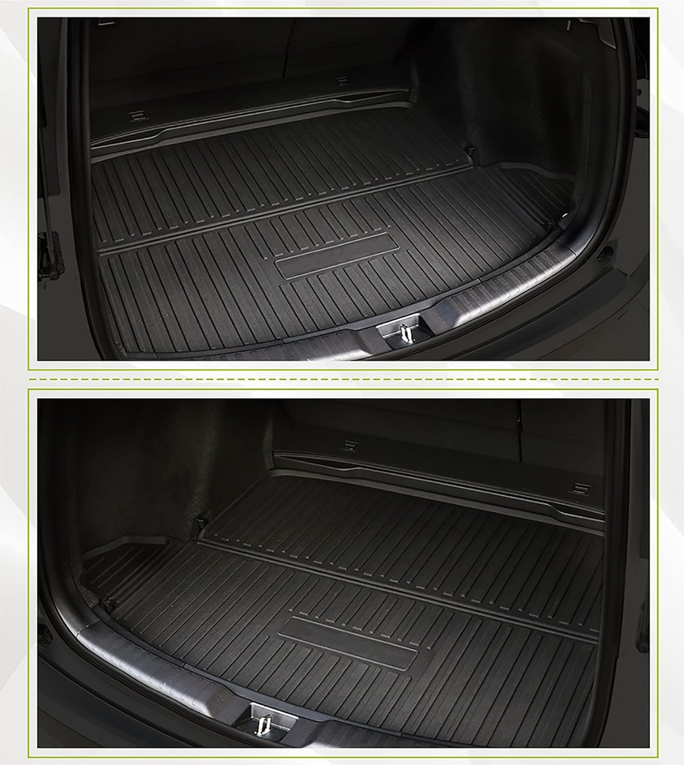 CARORMOKE Cargo Liner Trunk Mat Cargo Tray Black 2021 Compatible with 2017-2020 Honda CRV (Do Not Fit for Trunk with Subwoofer Or Honda CRV Touring)
