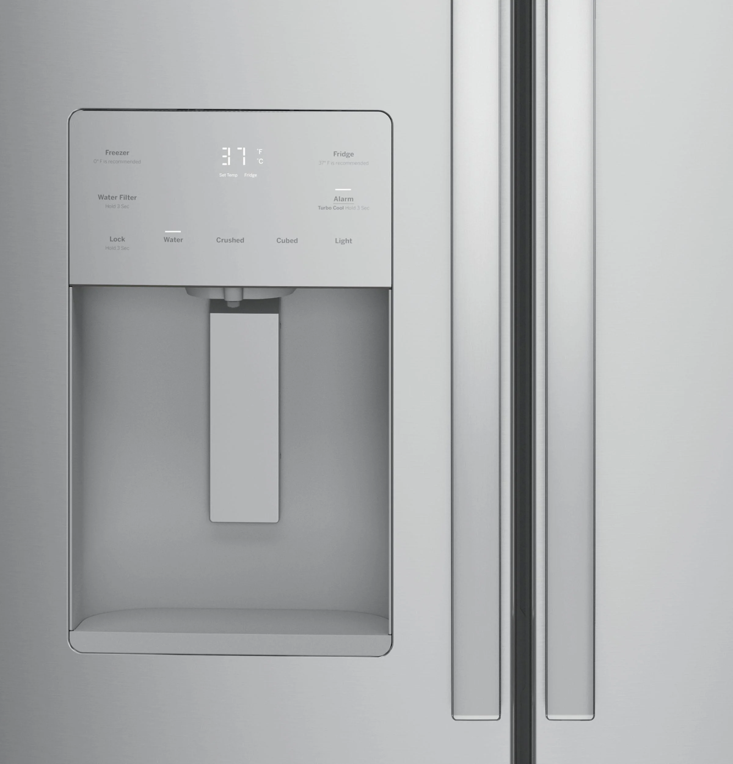 GE APPLIANCES GYE18JYLFS  FRENCH DOOR FREESTANDING REFRIGERATOR Stainless Steel