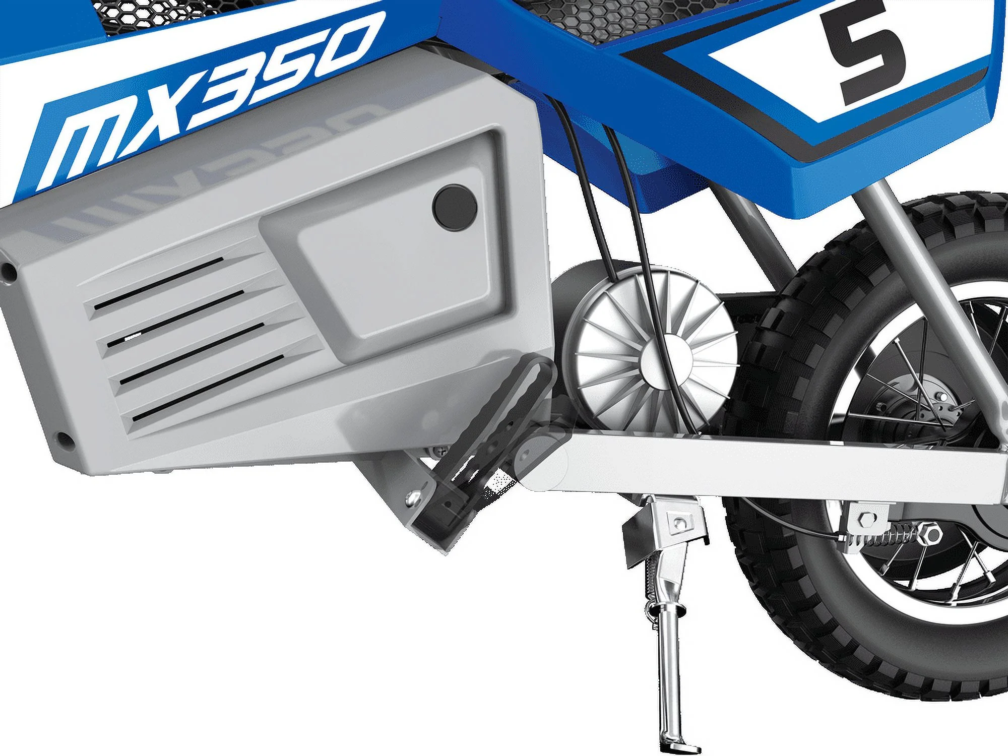 Razor Dirt Rocket MX350 - Blue, up to 14 mph, 24V Electric-Powered Dirt Bike for Kids 13+