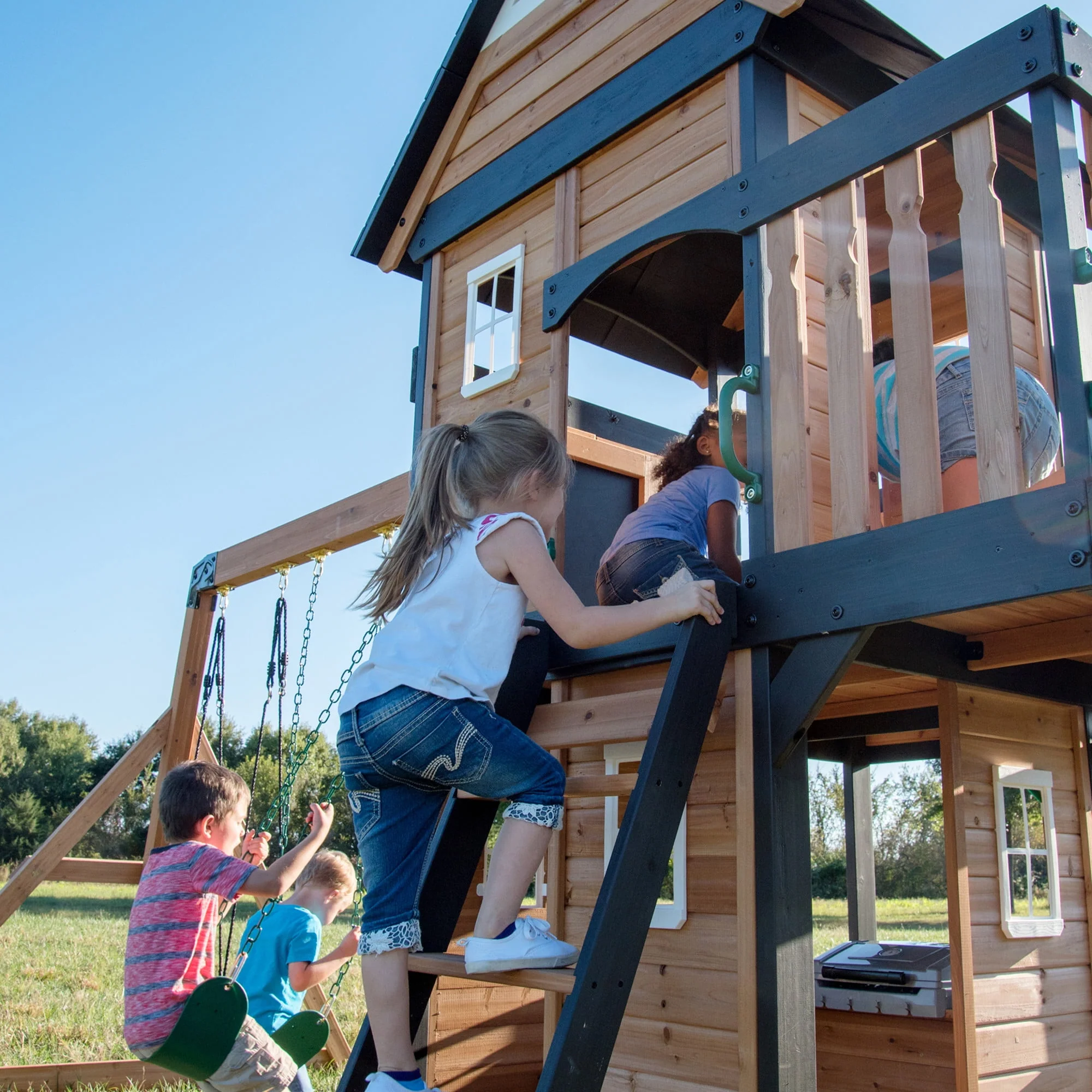 Backyard Discovery Canyon Creek Swing Set