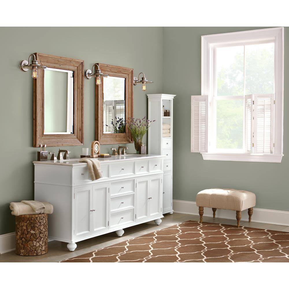 Home Decorators Collection Hampton Harbor 15 in. W x 10 in. D x 67-1/2 in. H Linen Cabinet in White 3987010410
