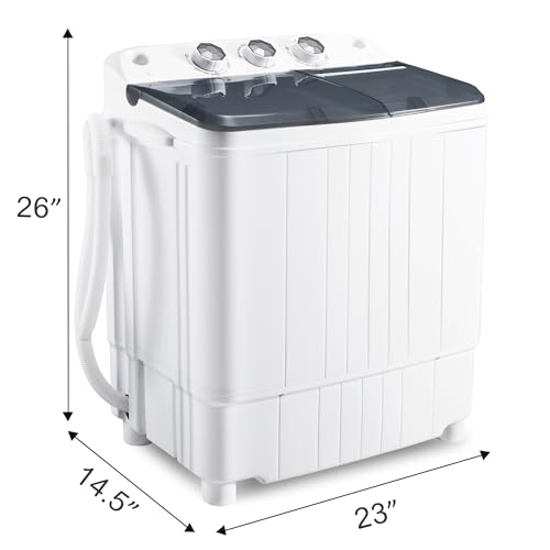 Portable washers Compact Washing Machine and Spinner Twin Tub Washer and Dryers for Home Apartment Dorms