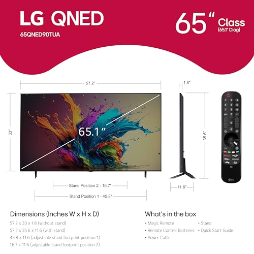 LG Class QNED90T Series Mini LED Smart TV