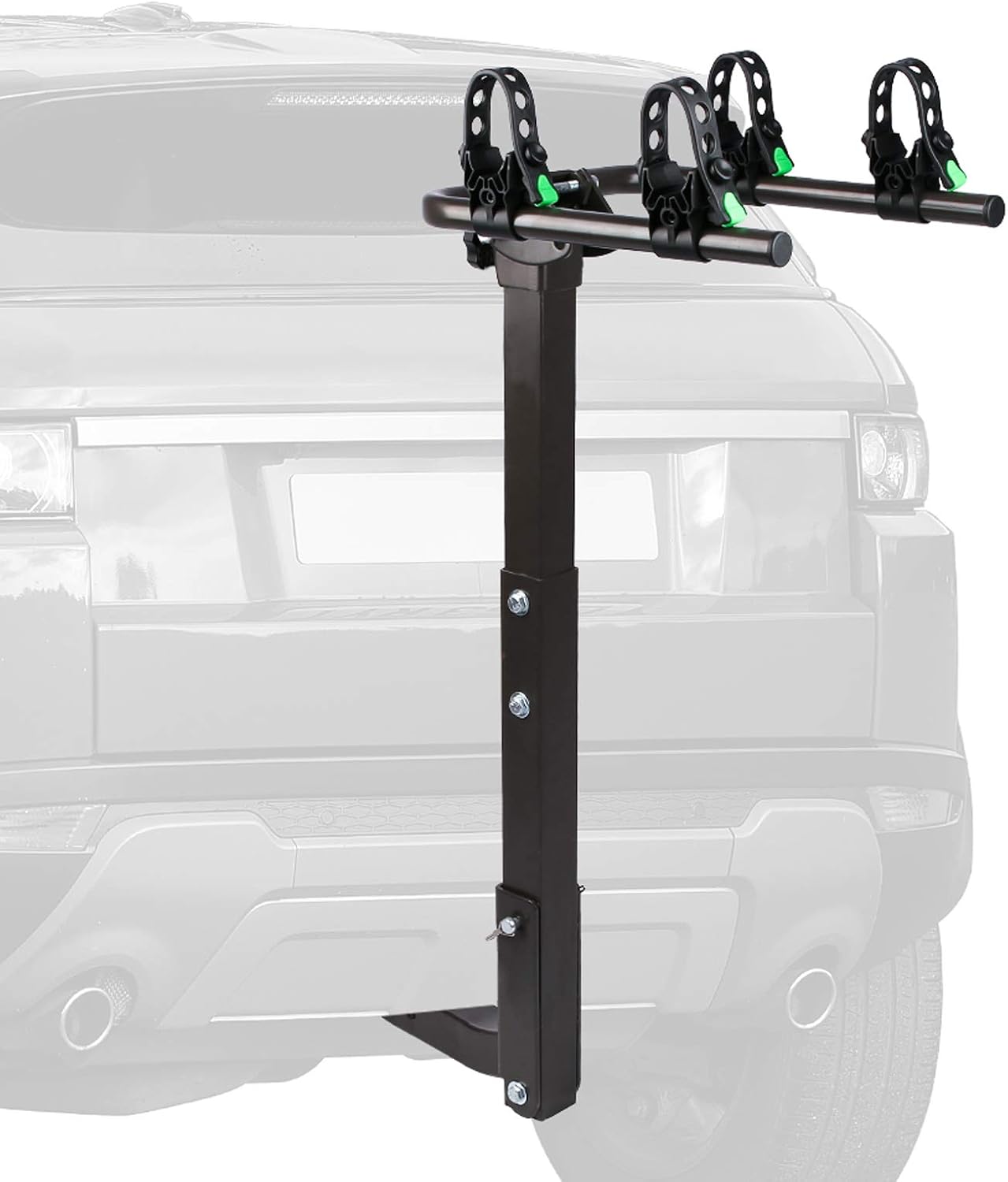 STEGODON 2 Bike Hitch Rack 2'' Hitch Receiver Heavy Duty Bicycle Carrier Racks Hitch Mount Double Foldable Rack for Cars, Trucks, SUV，Hatchback RV，Tow Hitch and Minivans Pack of 2