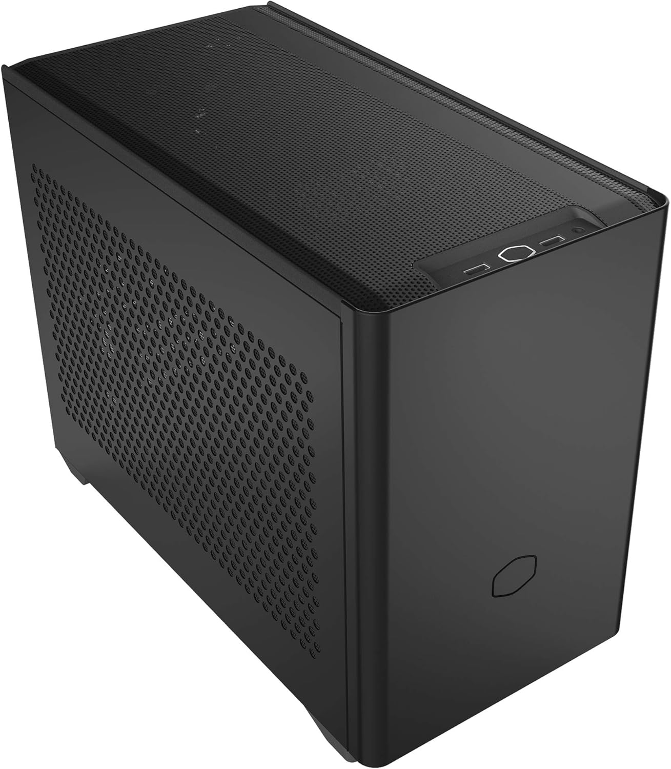 Cooler Master NR200P White SFF Small Form Factor Mini-ITX Case with Tempered glass or Vented Panel Option, PCI Riser Cable, Triple-slot GPU, Tool-Free and 360 Degree Accessibility