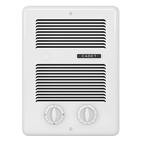 Cadet Com-Pak Bath Electric Wall Heater Complete Unit with Thermostat and Timer
