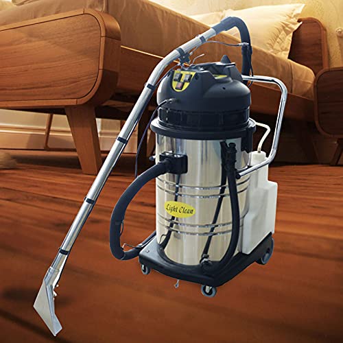 Commercial Carpet Cleaner Machine, 40L/60L Industrial Carpet Cleaner, Professional Carpet Cleaner Machine Commercial Carpet Extractor Vacuum Washing Machine for Sofa Curtain Floor Home Hotel