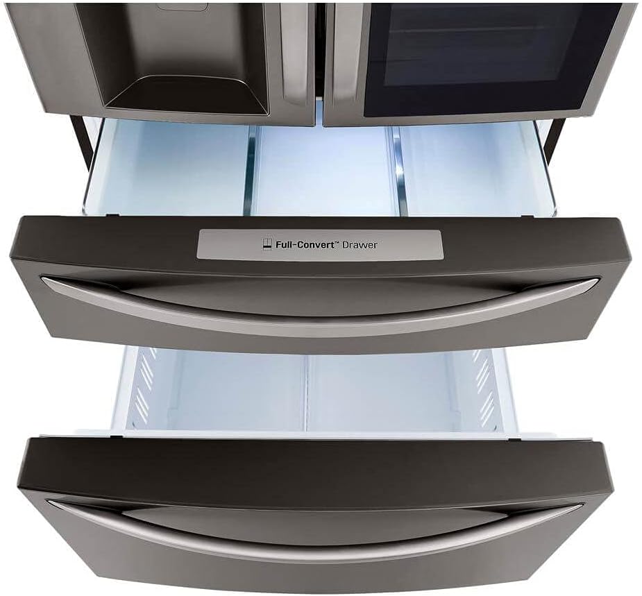 23 cu. ft. Smart wi-fi Enabled InstaView™ Door-in-Door® Counter-Depth Refrigerator with Craft Ice™ Maker