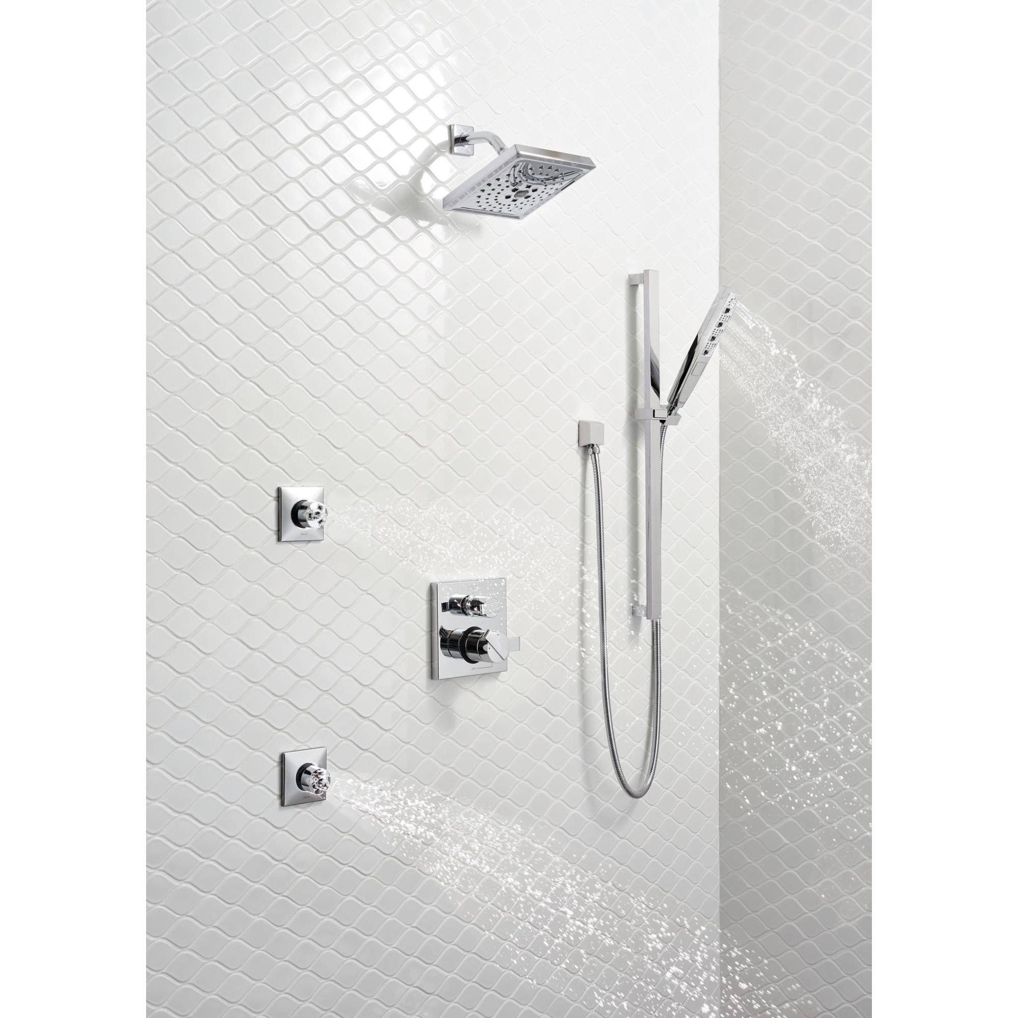 Delta T27867-RB Ara Angular Modern Monitor 17 Series Valve Trim with 3-Setting Integrated Diverter Venetian Bronze