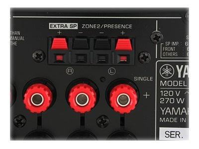 Yamaha RX-V665 7.2 Channel AV Receiver - 630W Total - Black