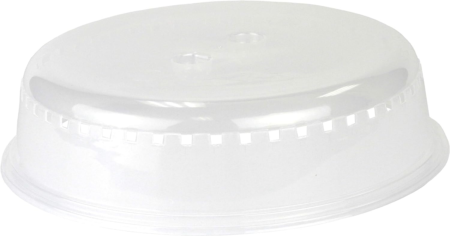 Panasonic Microwave Oven NN-SN966S Stainless Steel Countertop/Built-In & Chef Craft Classic Microwave Cover, 10 inches in diameter, Clear