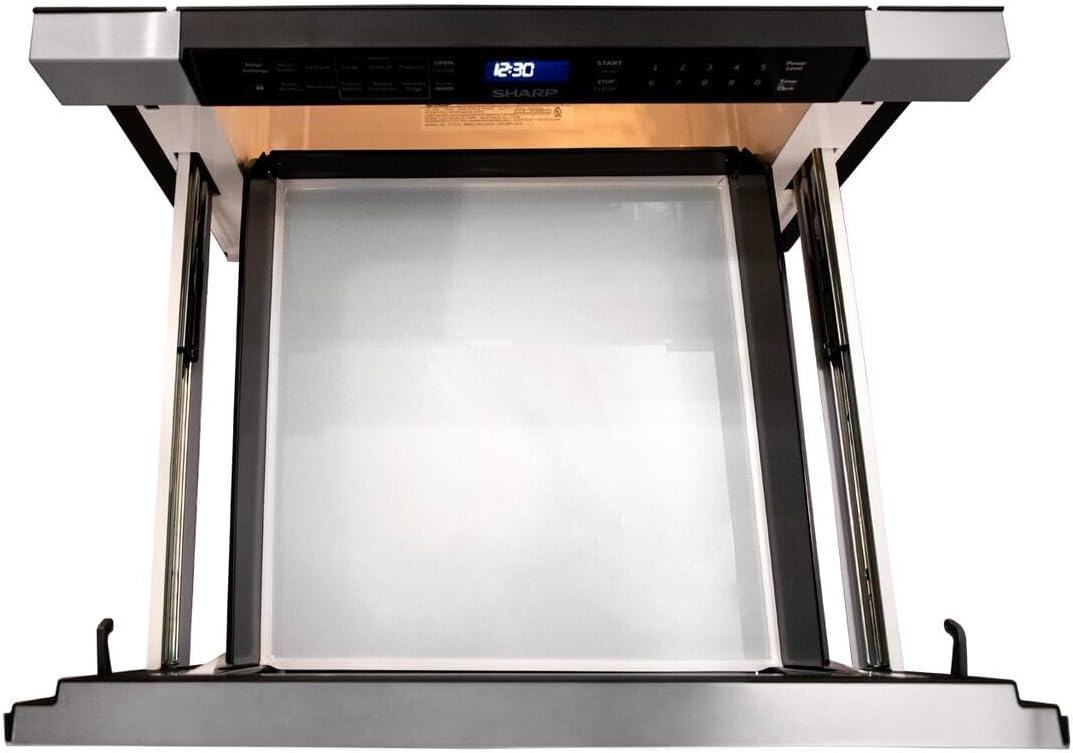 SHARP SMD2440JS 24 in. 1.2 cu. ft. Built-In Stainless Steel Microwave Drawer Oven