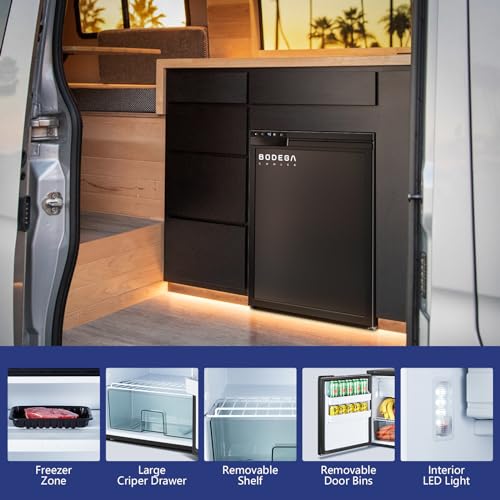 BODEGA 12 Volt Refrigerator RV Car Fridge Freezer CAR COOLER